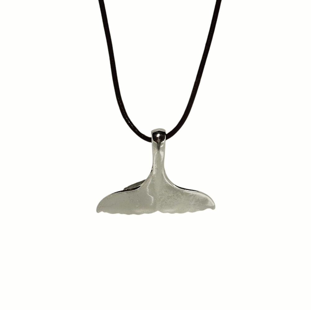 Authentic Signed Wyland’s Sterling Silver Whale Tail Pendant